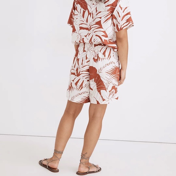 Madewell tropical pull on shorts, S NWOT - Picture 4 of 7